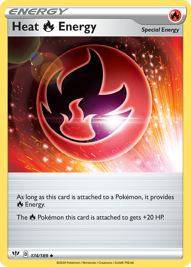 Darkness Ablaze Heat Energy #174/189